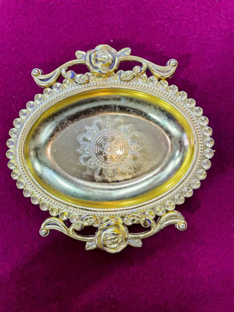 Decorative Gift Tray-Golden