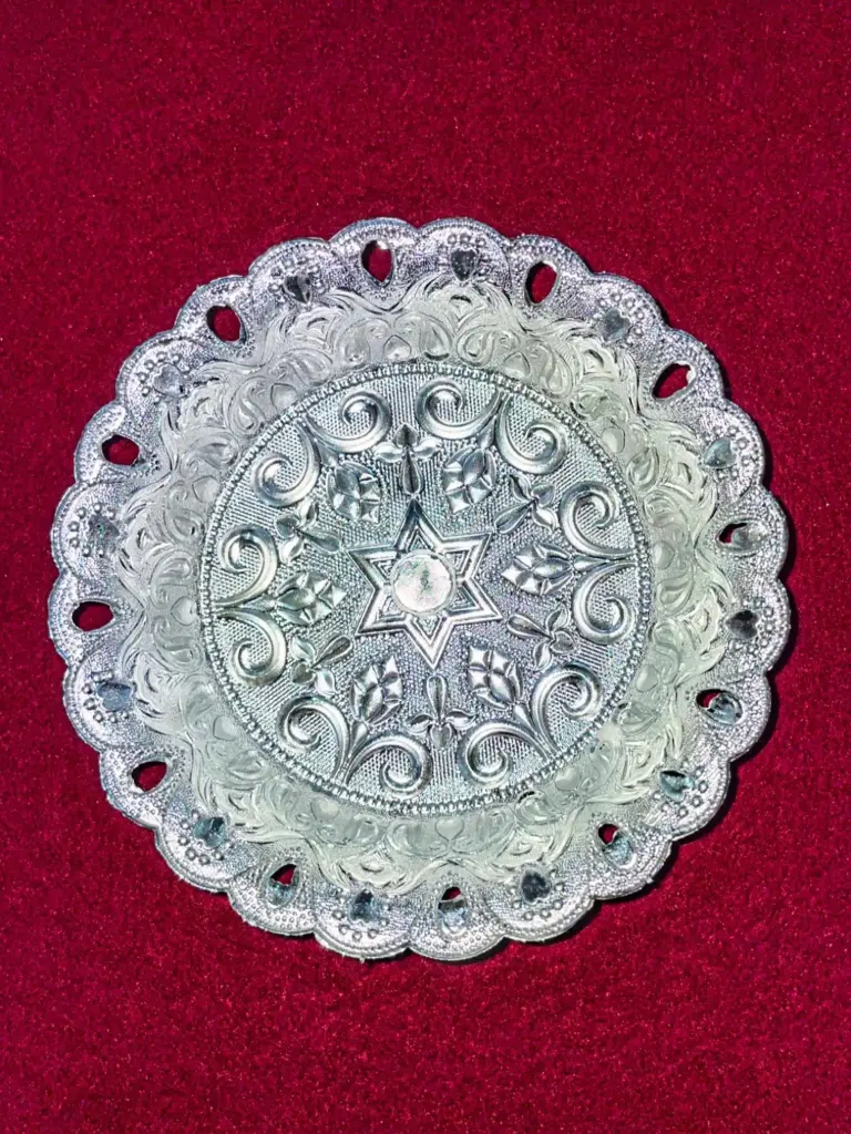 Decorative Gift Tray-Silver