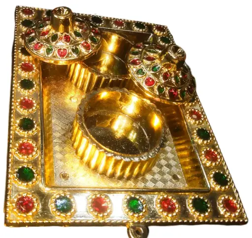[Mini Haldi Kum-Kum Tray] Mini Haldi Kum-Kum Tray for pooja rituals and ceremonies